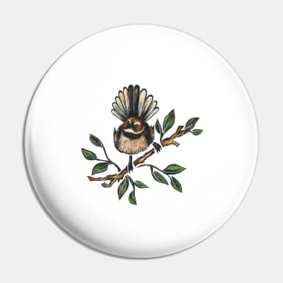 Fantail Bird Pin