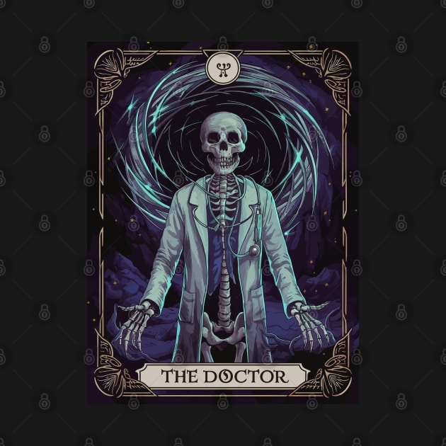 Funny Tarot Card: The Doctor by Custom Prints HD