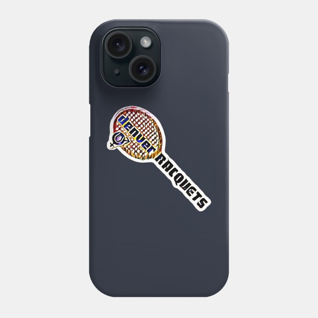 Denver Racquets Team Tennis Phone Case by Kitta’s Shop