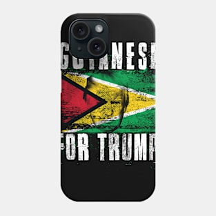 Guyanese For Trump - Trump 2020 Patriotic Flag Phone Case