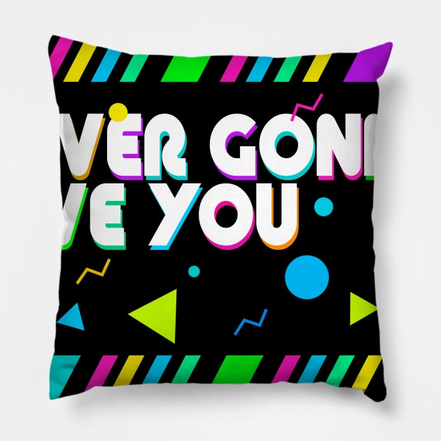 Never gonna give you up Pillow by Kiboune