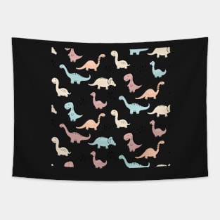 Colorful Dinosaurs Tapestry