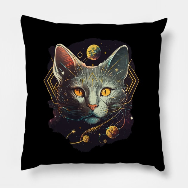 Spaced out Pillow by ExprEssie