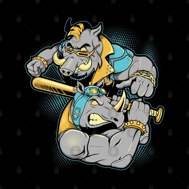 BEBOP & ROCKSTEADY by Akiwa