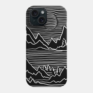 3D Mountains Phone Case