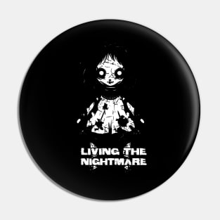 Creepy Scary Doll Living The Nightmare October 31st Horror Pin