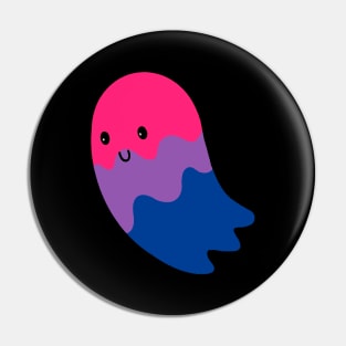 Bi Pride Ghost Pin