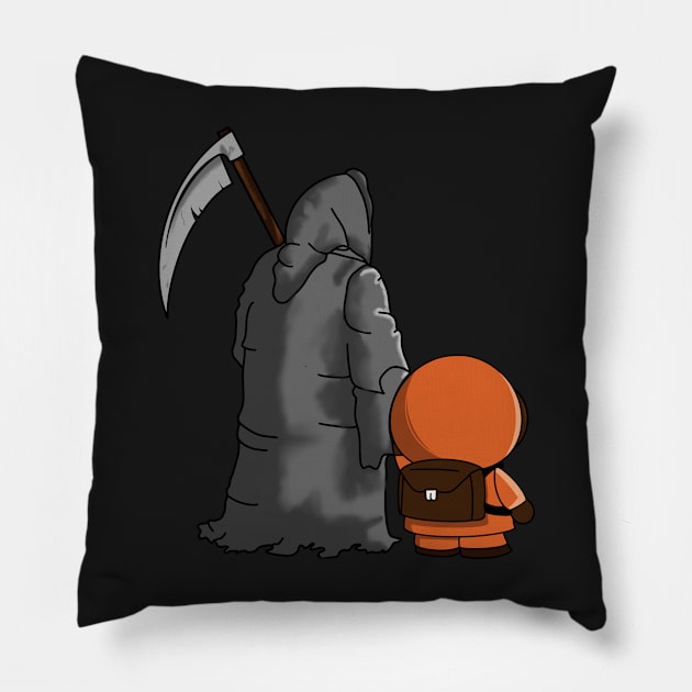 Kenny McCormick Time We Go Pillow by Lazarakos