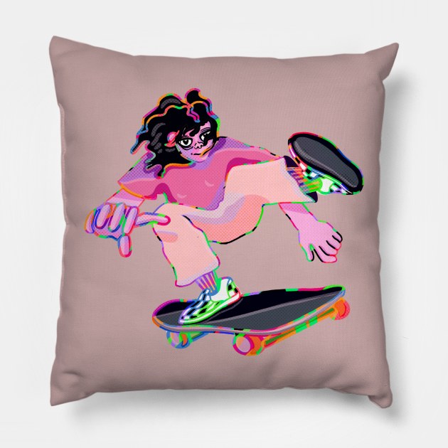 Skater Pillow by tubeklon