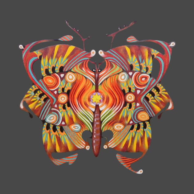 tribal butterfly by federicocortese