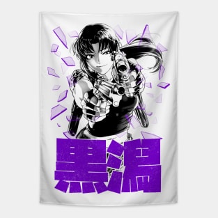 Shattered Revy (black) Tapestry