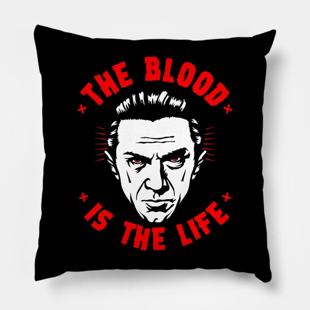 The blood is the life Pillow by buby87