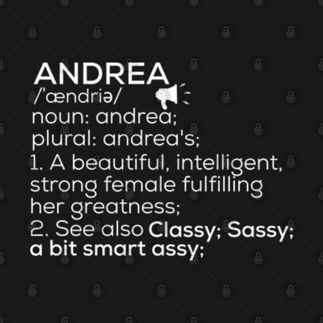 Andrea Name Definition Andrea Female Name by TeeLogic