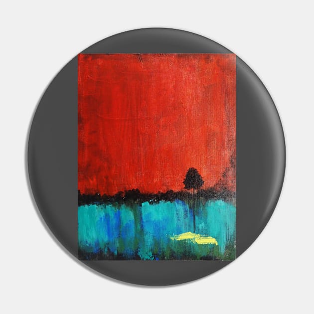 Tree with red sky Pin by IGDecorArt