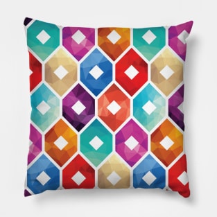 Colorful abstract pattern Pillow