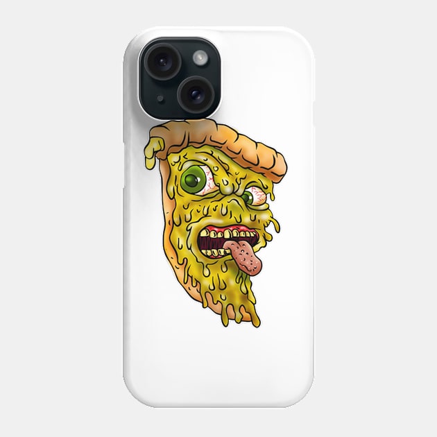Scary Pizza Phone Case by Mako Design 