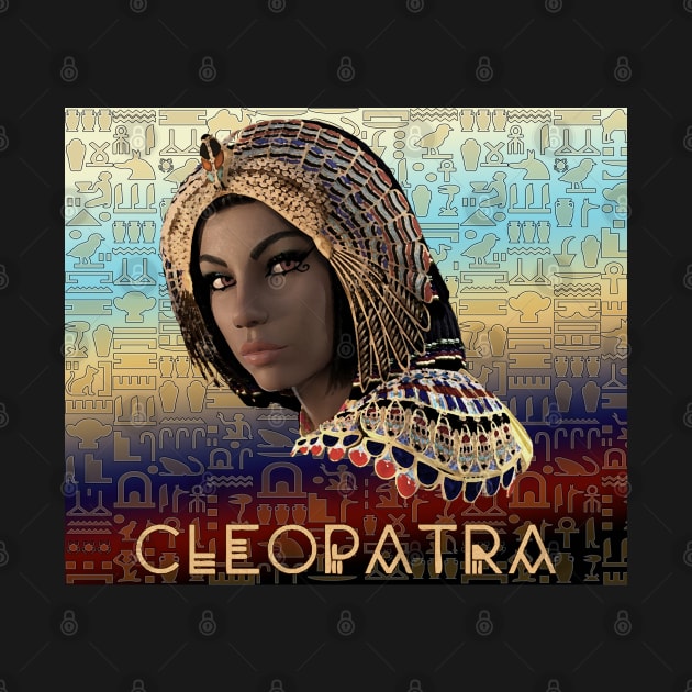 Cleopatra Queen of Egypt -  Ancient Egypt t-shirt by KrasiStaleva