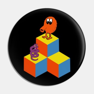 Qbert Game Pin