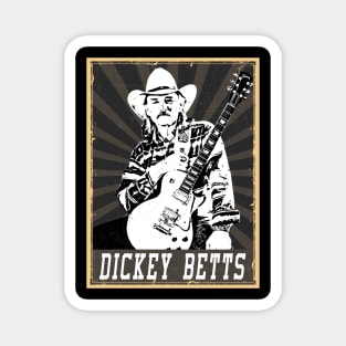 80s Style Dickey Betts Magnet