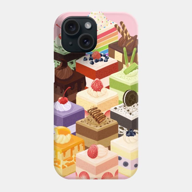 Cubed Cakes Phone Case by CubedCake