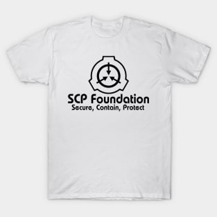 SCP Foundation White Logo T-Shirt by Harbud Neala - Pixels