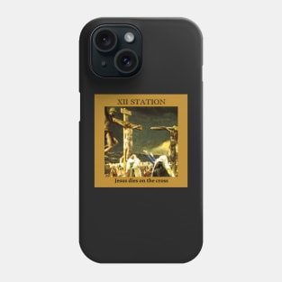 Stations of the Cross -  Via Crucis #12 of 15 Phone Case