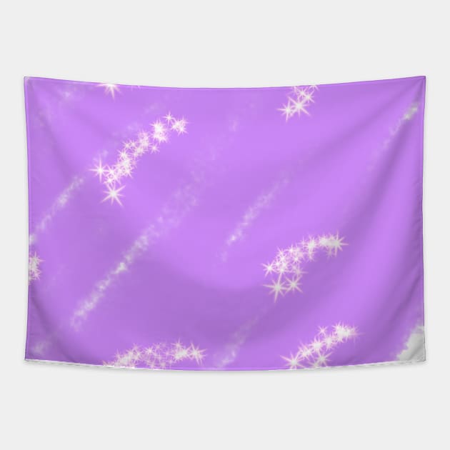 Purple pink watercolor sparkle art Tapestry by Artistic_st