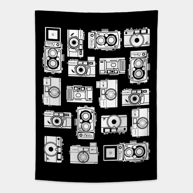 Yashica Bundle Tapestry by miguelangelus