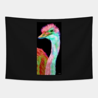 Ostrich Profile Tapestry