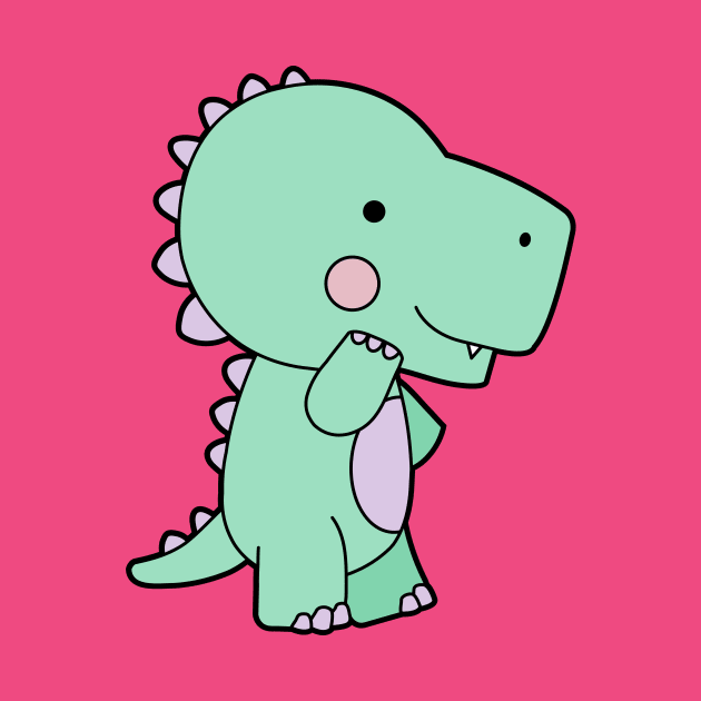 Pastel AdoraSaurus by LuxCups