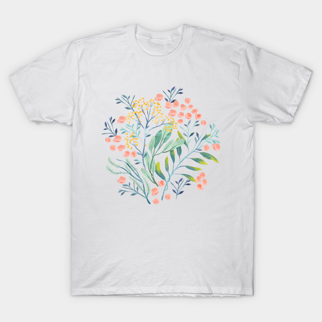 Secret Garden - Flowers - T-Shirt | TeePublic