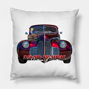 1940 Buick Super Coupe Pillow