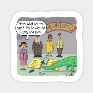 Lottery Alligator Magnet