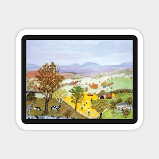 grandma moses Magnet