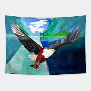 Eagle at Mystic Lake Tapestry