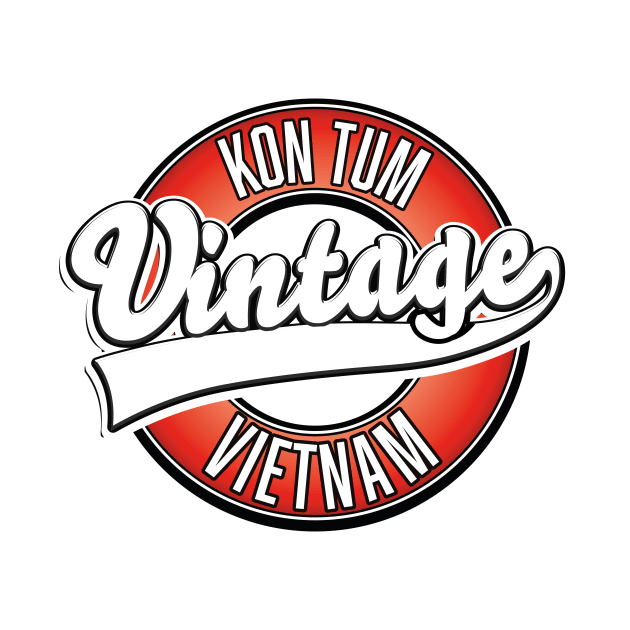 Kon Tum vietnam retro logo by nickemporium1