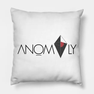 Anomalous Travellers Tee - dark text Pillow