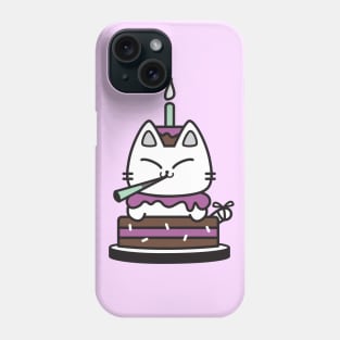 Birthday Cake Cat Phone Case