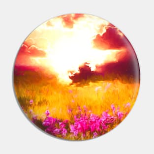 Sky explosion Pin