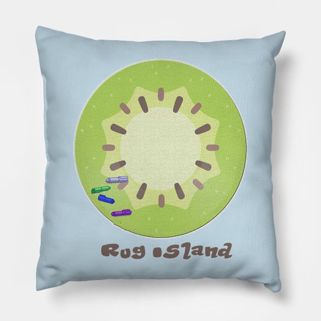 Rug Island Pillow by magicmirror