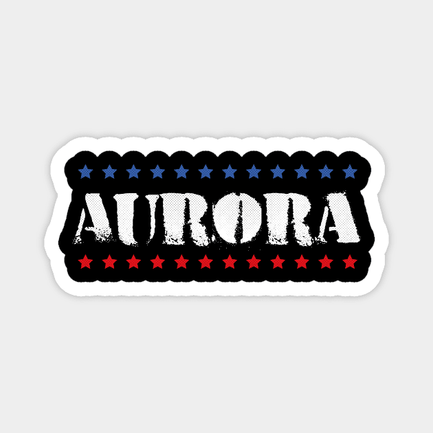 Aurora, Colorado - CO US Army 4th of July Magnet by thepatriotshop