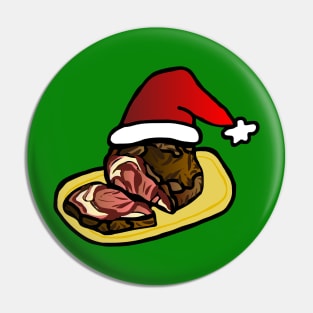 Christmas Roast Beast Pin