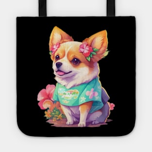 Dog Hawaiian Tote