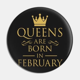 WOMEN BIRTHDAY QUEENS ARE BORN IN FEBRUARY Pin