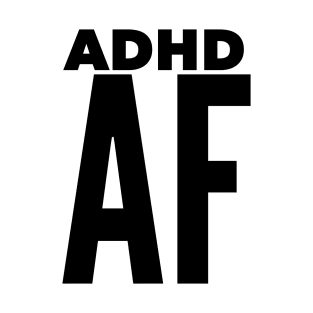 ADHD Typographic Tee T-Shirt