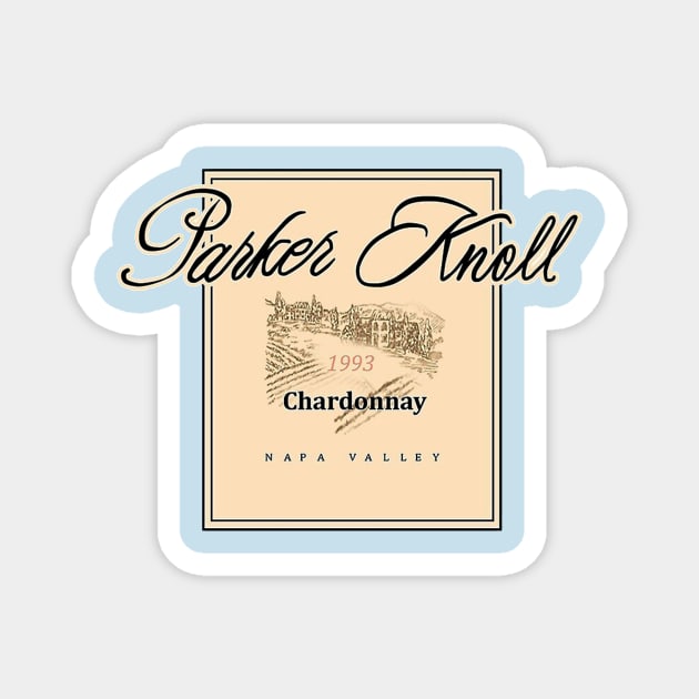 Parent Trap Parker Knoll Magnet by Anisa Wati