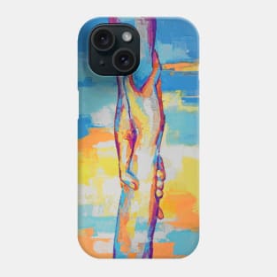 Hands - oil painting. The picture depicts a metaphor for teamwork. Phone Case