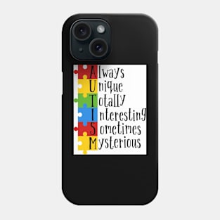 Autism Unique Awareness Phone Case