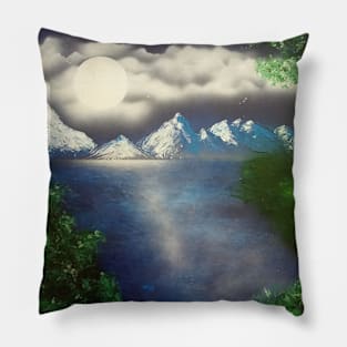 Super moon at the lake Pillow