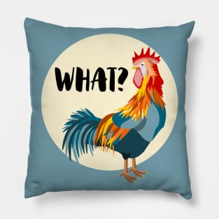 Impatient Rooster Pillow